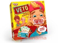 Карточная настольная игра &quot;VETO&quot;, укр DANKO TOYS (VETO-01-01U) (2000903506249)
