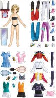Одягалка Fashion look. Спортивний образ Ранок-Креатив 10100625У (4823076159962)  Фото №0