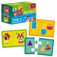 Пазлы &quot;Найди пару. Кто где живет? На что похоже?&quot; Vladi Toys VT5003-03 (4820234764068)  Фото №0