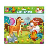 М&#039;які пазли А4 &quot;Ферма&quot; Vladi Toys VT1102-31 (4820234761036)