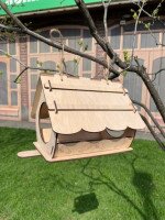 Кормушка для птиц Woodis 23х21х19 см Г-01 (2000989669425)  Фото №0
