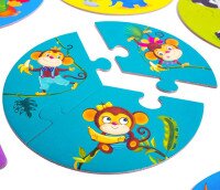 Розвиваючий набір 3 в 1 VLADI TOYS VT2901-04 Зоосвіт  Фото №1