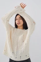 Джемпер однотонний жіночий Femme 1002 One Size Молочний (2000989870630D)  Фото №1