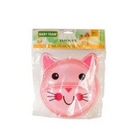 Тарелочка секционная &quot;Кот&quot; 6000 розовый BABY TEAM (2000902823835)  Фото №0