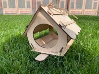 Кормушка для птиц Woodis 23х21х19 см Г-01 (2000989669425)