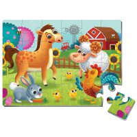 М&#039;які пазли А4 &quot;Ферма&quot; Vladi Toys VT1102-31 (4820234761036)  Фото №0