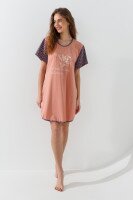 Нічна сорочка жіноча RUBINA 6997 3XL Пудровий
