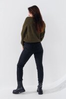 Джинси Slim Fit жіночі Karol 23321-S 34 Чорний (2000990248305D)  Фото №3