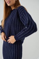 Костюм женский Femme 10104 One Size Темно-синий (2000990184610D)  Фото №2