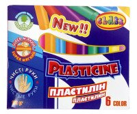 Пластилін &quot;CLASS&quot; &quot;Чисті руки&quot; 6 кол. /7625/ 100г. (8591662762501)(SC)  Фото №0
