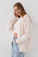 Кардиган однотонный женский Park karon 214198 One Size Молочный  Фото №3