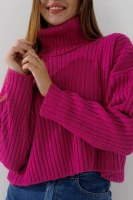 Джемпер однотонний жіночий Femme 1013 One Size Малиновий (2000989871088W)  Фото №1