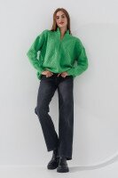 Джемпер однотонний жіночий Femme 1017 M Зелений (2000989871309D)  Фото №0