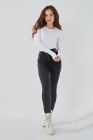 Джинсы Slim Fit женские On me 3103 baza 32 Темно-серый (2000989542063D)  Фото №0