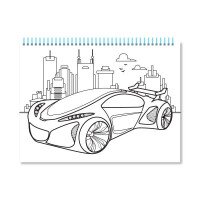 Набор для творчества серия «COLORING FUN» раскраска с карандашами на пружине «Для мальчиков» Апельсин НТ-39-02 Разноцветный  Фото №0