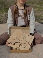 Кормушка для птиц Woodis 23х21х19 см Г-01 (2000989669425)  Фото №6