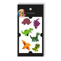 Тату Tattooshka &quot;Фіолетові динозаврики&quot; WS-067 (5805800010939)