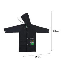 Дождевик для мальчика KITE K24-2600S S Черный (4063276189028A)  Фото №0