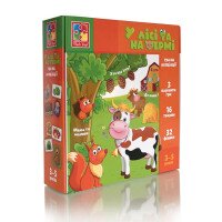 Гра настільна &quot;У лісі та на фермі&quot; VT1804-46(укр) (4820234762132)