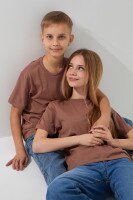 Футболка однотонна унісекс ALG 3254062 146 см Капучино