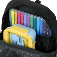 Купить Рюкзак детский для мальчика Yes 550527 Черно-зеленый Артикул: 5056574465634 Миниатюра фотографии № 2