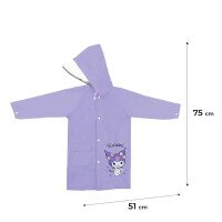 Дощовик для дівчинки KITE HK24-2600M M Бузковий (4063276188977A)  Фото №0