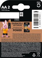 Батарейки Duracell 5015103 AA (LR6) 1.5V 2 шт (5000394076921)  Фото №0