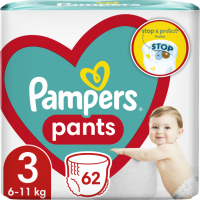 Подгузники-трусики PAMPERS Pants Midi (6-11кг) Джамбо 62 (8006540069233)
