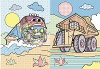 Книга &quot;Большие водные раскраски. Грузовые машины&quot; 6751 (9789669876751)  Фото №0