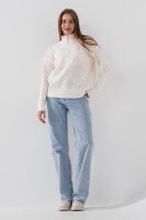Джемпер однотонний жіночий Femme 1017 M Білий (2000989871286D)  Фото №0