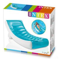 Пляжний надувний шезлонг Intex 58856, 188 х 99 см (6903144618015)  Фото №1
