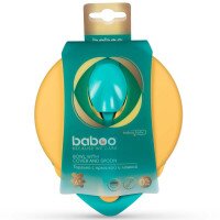 Мисочка BABOO 9-028 от 6 месяцев с крышкой и ложечкой Оранжевая (5057778090288)  Фото №2