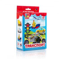 Гра VLADI TOYS VT3106-12 Мій маленький світ на магнітах. Транспорт