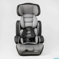 Автокресло универсальное детское с бустером JOY 55890 9-36 Серый  Фото №1