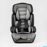 Автокресло универсальное детское с бустером JOY 55890 9-36 Серый  Фото №0
