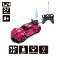 Автомобиль Spray Car на ручном управлении KS Drive SL-354RHP Розовый (6900007362672)  Фото №0