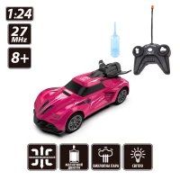 Автомобиль Spray Car на ручному керуванні KS Drive SL-354RHP Рожевий (6900007362672)  Фото №0