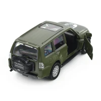 Автомодель &quot;Шевроны Героев&quot; Mitsubishi Pajero 4WD Tubro &quot;93 ОМБр&quot; TechnoDrive 250283M Темно-зеленый (6900007377188)  Фото №0
