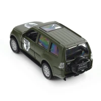 Автомодель &quot;Шевроны Героев&quot; Mitsubishi Pajero 4WD Tubro &quot;93 ОМБр&quot; TechnoDrive 250283M Темно-зеленый (6900007377188)  Фото №7