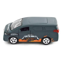 Автомодель &quot;Шеврони Героїв&quot; Toyota Alphard &quot;Загін метеликів&quot; TechnoDrive KM6011 Темно-сірий (6974465201842)  Фото №6