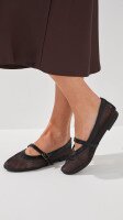 Балетки женские W300-7 40 Черный