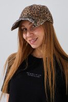 Бейсболка женская 859-1 One Size Леопардовый  Фото №0