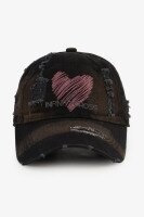 Бейсболка женская 556-1-3 One Size Черный  Фото №1