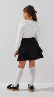 Блуза трикотажная для девочки Aura Style 866 122 см Молочный  Фото №2