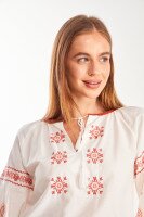 Купить Блуза с принтом женская GENUA G01104-0010 S Молочный Артикул: 2000999600111 Миниатюра фотографии № 3
