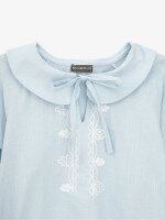 Купить Блуза с принтом женская GENUA G01104-0014 S Голубой Артикул: 2000999600302 Миниатюра фотографии № 6