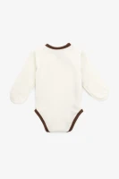 Боди на запах Baby Life 3-06 50 см Коричневый  Фото №3
