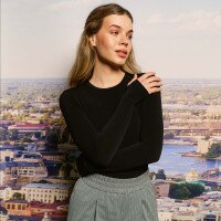 Боди однотонный женский LAWA WBC02452 M Черный  Фото №0