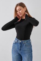 Боди однотонный женский LAWA WBC02452 XS Черный