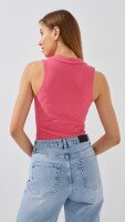 Боди однотонный женский Poncik 25106 S Малиновый  Фото №3